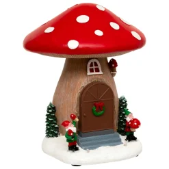 JJA Champignon lumineux, musical et animé (H21 cm) Maison du lutin Multicolore Best