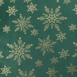 Feeric Lights & Christmas Chemin de table (300 x 28 cm) Cristaux pailletés Vert Hot