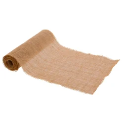 JJA Chemin de table (300 x 28 cm) Toile de jute Naturel Discount