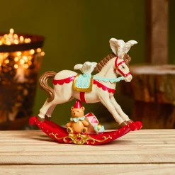 KAEMINGK Cheval à bascule (H18 cm) Cirque de Noël Multicolore
