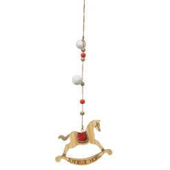 Feeric Lights & Christmas Cheval à suspendre (H34 cm) Bascule Naturel Best