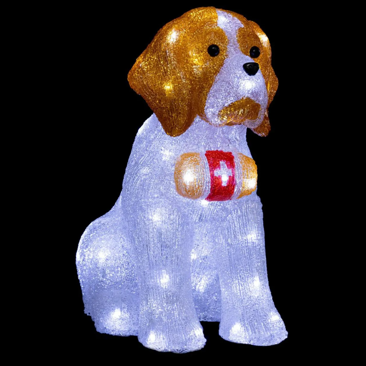 Feeric Lights & Christmas Chien lumineux 40 LED (H38 cm) Saint Bernard Blanc froid Online