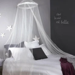 Atmosphera createur d'interieur for kids Ciel de lit moustiquaire enfant (60 x 250 cm) Alessia Blanc Online