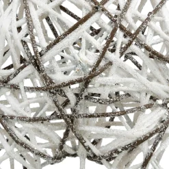 Feeric Lights & Christmas Cimier de sapin Rotin pailleté Blanc Online