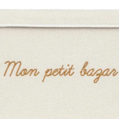 Atmosphera cru017dateur d'intu017drieur for kids Coffre de rangement pliable enfant bouclette (36 x 57 cm) Yuma Blanc