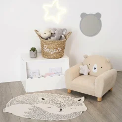 Atmosphera createur d'interieur for kids Coffre enfant bois (H38 cm) Evan Blanc Online