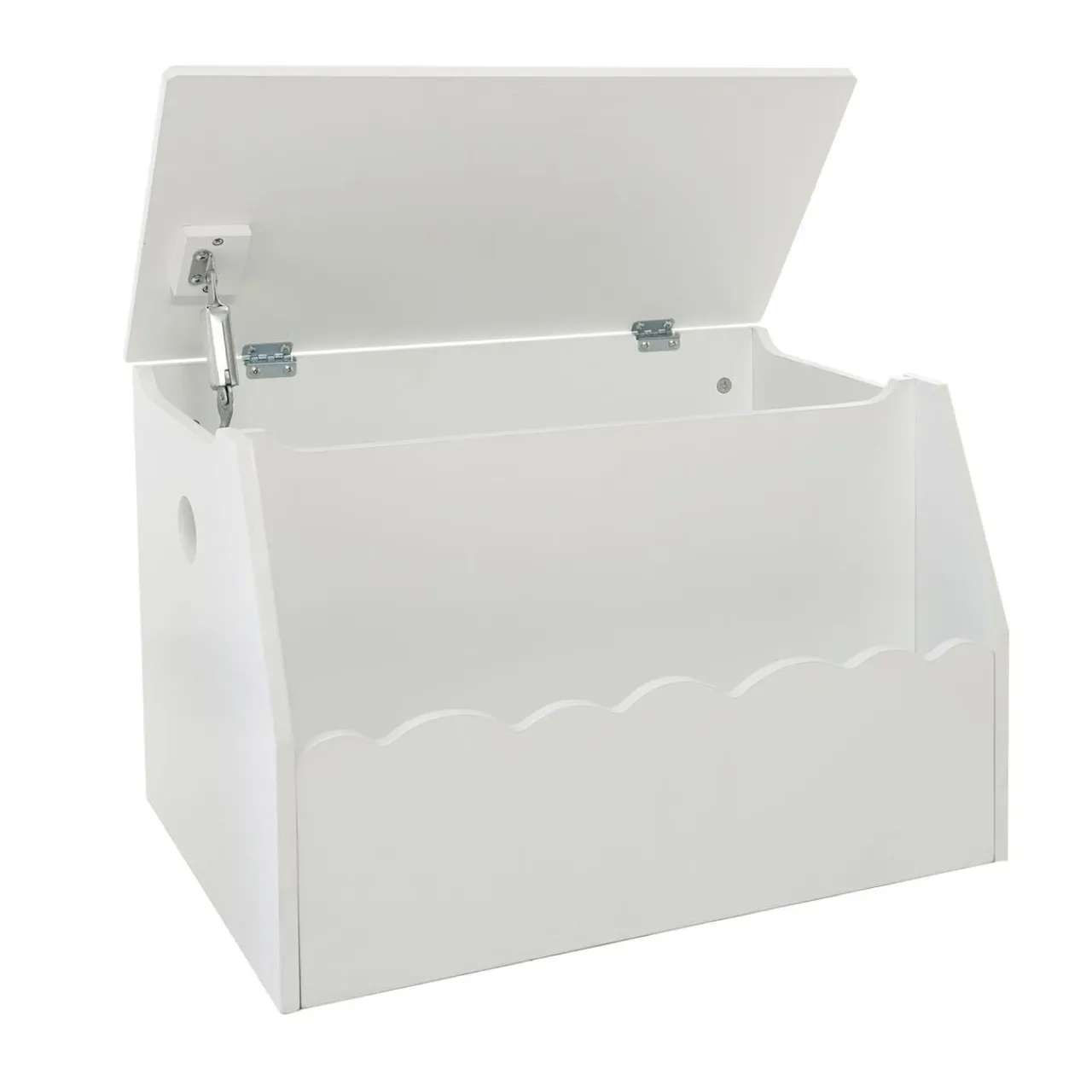 Atmosphera createur d'interieur for kids Coffre enfant bois (H38 cm) Evan Blanc Online