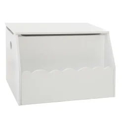 Atmosphera createur d'interieur for kids Coffre enfant bois (H38 cm) Evan Blanc Online