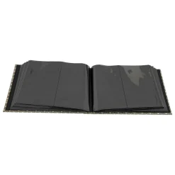 Atmosphera, cru017dateur d'intu017drieur Coffret 2 albums photos (H16,7 cm) Paloma Gris et moutarde Jaune New