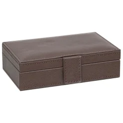Atmosphera, cru017dateur d'intu017drieur Coffret jeu Cartes bois (19 cm) Jule Marron Hot
