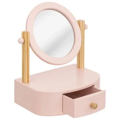 Atmosphera cru017dateur d'intu017drieur for kids Coiffeuse à poser enfant bois (H28 cm) Louna Rose Clearance