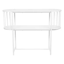 OSTARIA Console bois et métal 2 niveaux (H75 cm) Octave he Blanc Sale