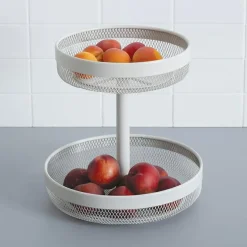 5 Five Simply Smart Corbeille à fruits métal (H31 cm) Mayaj Beige