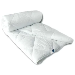 EMINZA Couette Chaude (140 x 200 cm) Microfibre Lavable à 95°C he Blanc
