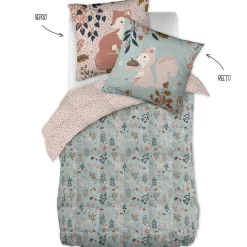 L'EFFET PAPILLON Couette imprimée enfant et sa taie d'oreiller (140 x 200 cm) Tamia Multicolore Best