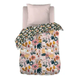 L'EFFET PAPILLON Couette imprimée enfant (140 x 200 cm) Champetre Multicolore Best
