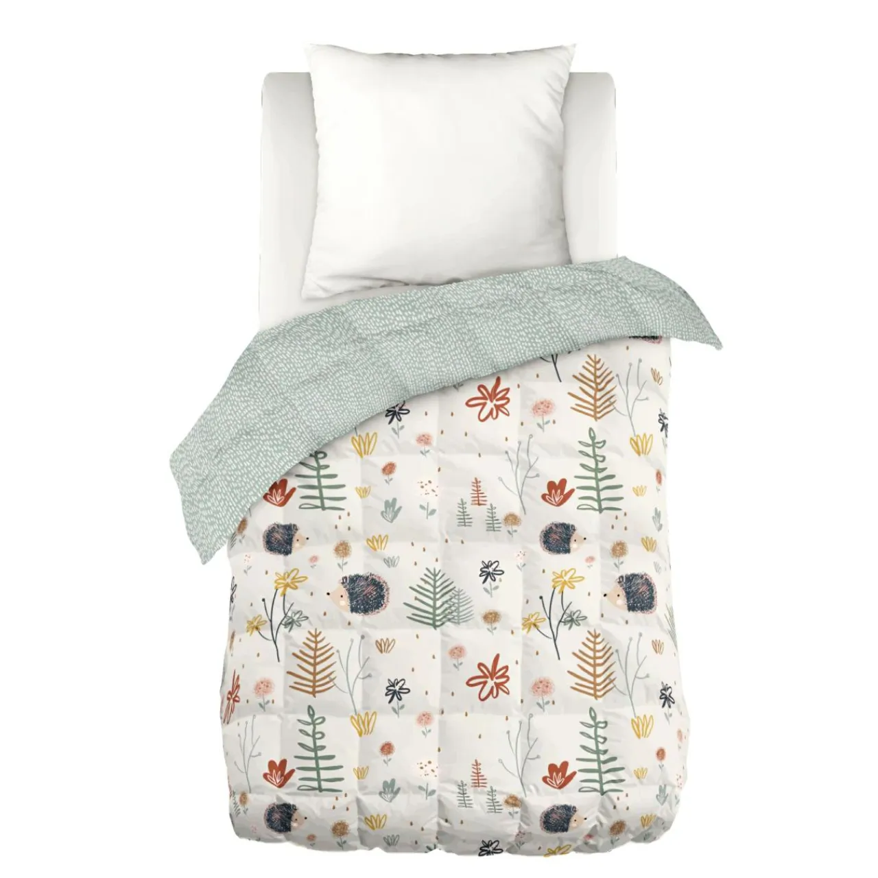 L'EFFET PAPILLON Couette imprimée enfant (140 x 200 cm) Polisson Multicolore New