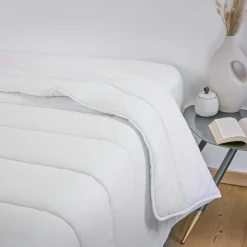 L'effet papillon Couette tempérée coton anti acarien (140 x 200 cm) Celeste he Blanc Online