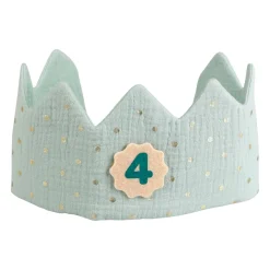 OSTARIA Couronne d'anniversaire enfant coton (40 cm) Roi e Vert Outlet