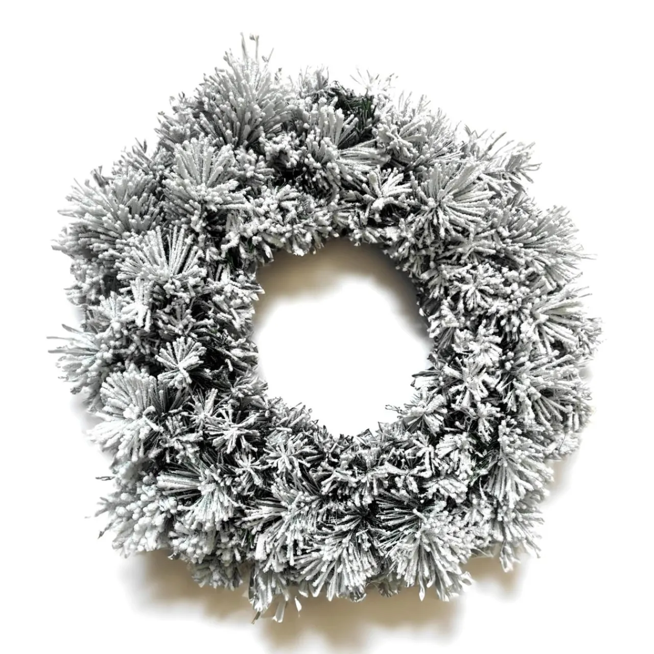 EMINZA Couronne de Noël (D50 cm) Edmonton Vert enneigé Sapin enneigé Online