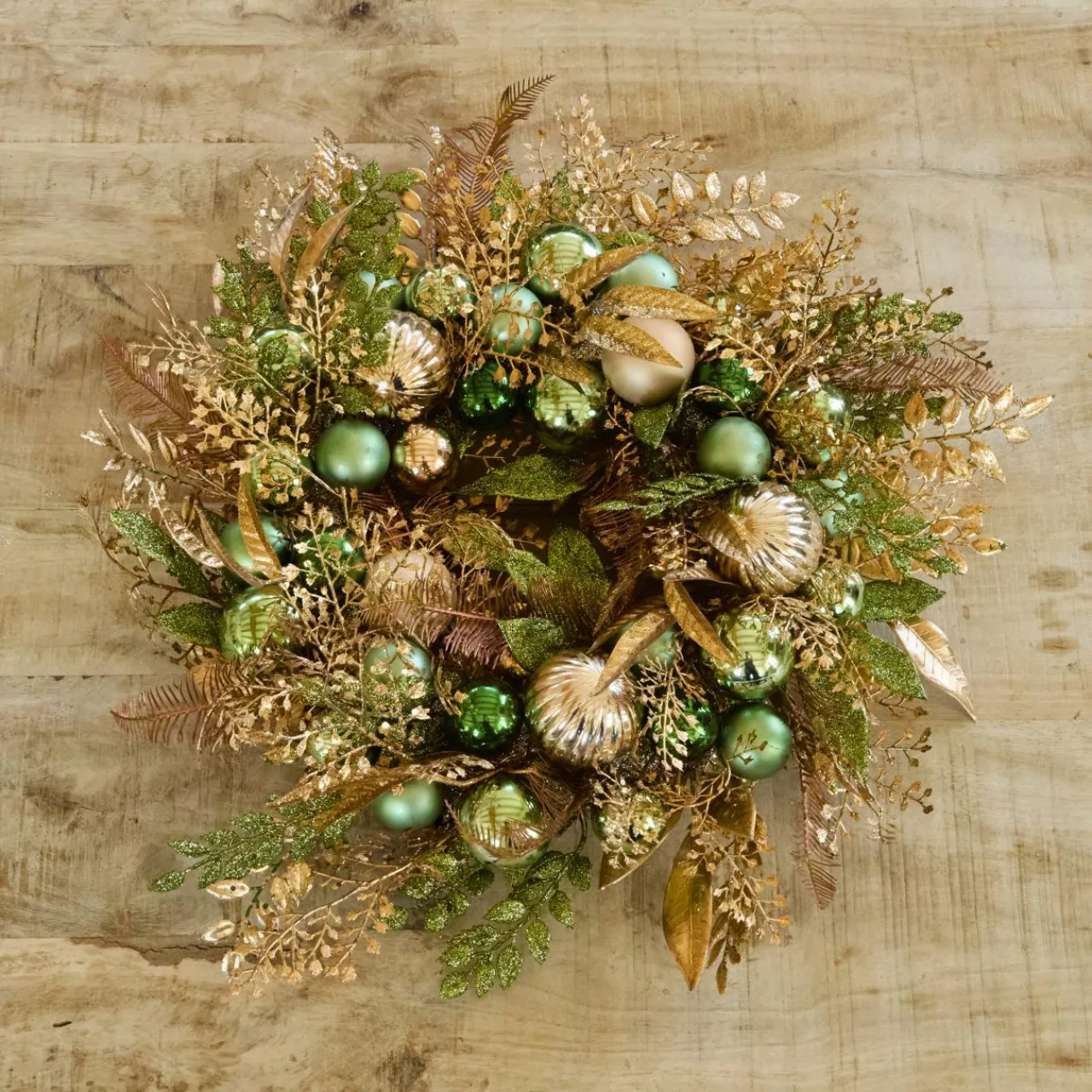 KAEMINGK Couronne de Noël (D50 cm) Majesty et doré Vert Online