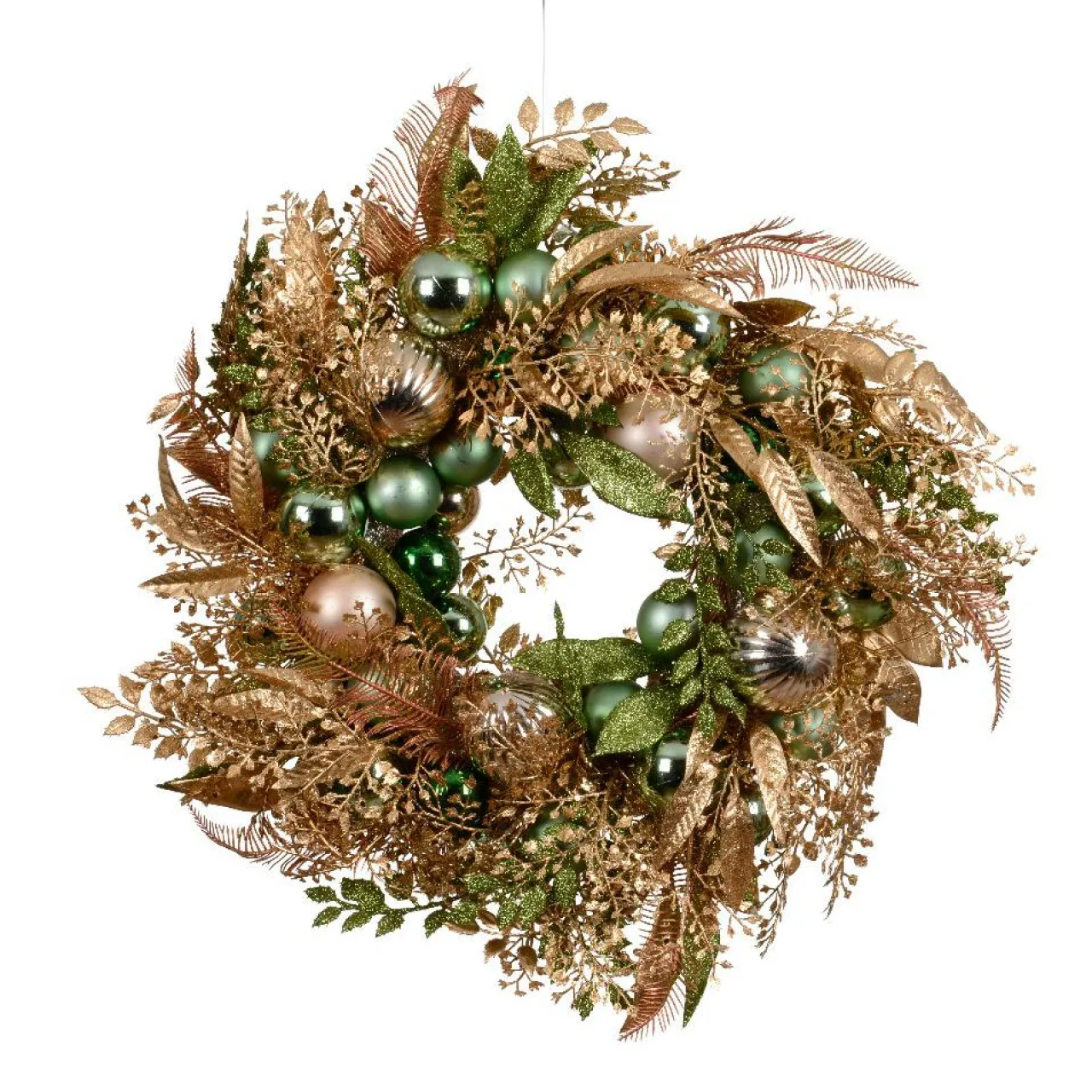KAEMINGK Couronne de Noël (D50 cm) Majesty et doré Vert Online