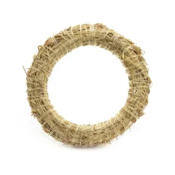 KAEMINGK Couronne de Noël en paille (D30 cm) à décorer Naturel Discount