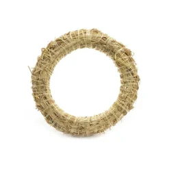 KAEMINGK Couronne de Noël en paille (D25 cm) à décorer Naturel Best