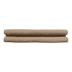LUANCE Coussin bas de porte double velours côtelé (80 cm) Ernest Beige New