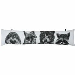 LOVELY CASA Coussin bas de porte polycoton (90 x 20 cm) Clairière Gris New