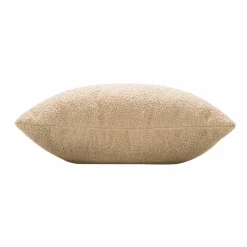 douceur d'intu017drieur Coussin carré bouclette (45 cm) Wooly Beige Best