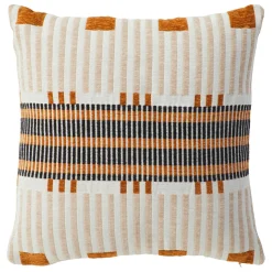 Atmosphera, cru017dateur d'intu017drieur Coussin carré brodé (40 x 40 cm) Jangwa Beige Hot