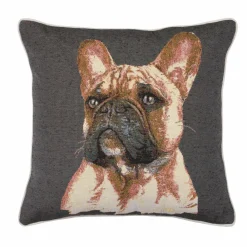 LOVELY CASA Coussin carré (40 cm) Choupy Gris ardoise Outlet