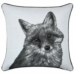 LOVELY CASA Coussin carré (40 cm) Clairière Blanc Best