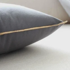 ENJOY HOME Coussin carré coton (40 cm) Harmony Gris Clearance