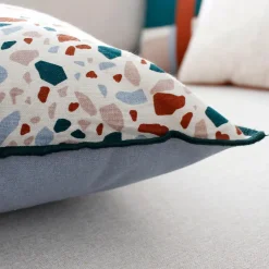 ENJOY HOME Coussin carré coton (40 cm) Terrazzo Multicolore Clearance