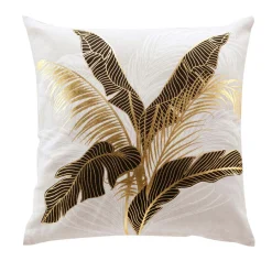 DOUCEUR D'INTERIEUR Coussin carré coton (45 x 45 cm) Aileen Ecru Outlet