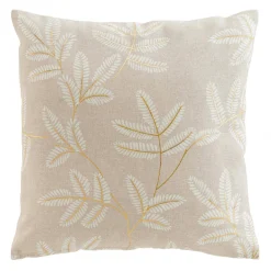 douceur d'intu017drieur Coussin carré coton (50 x 50 cm) Altea Ecru Hot