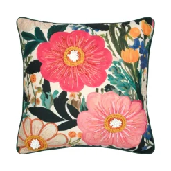STOF Coussin carré coton (45 x 45 cm) Betty Multicolore Outlet