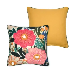 STOF Coussin carré coton (45 x 45 cm) Betty Multicolore Outlet