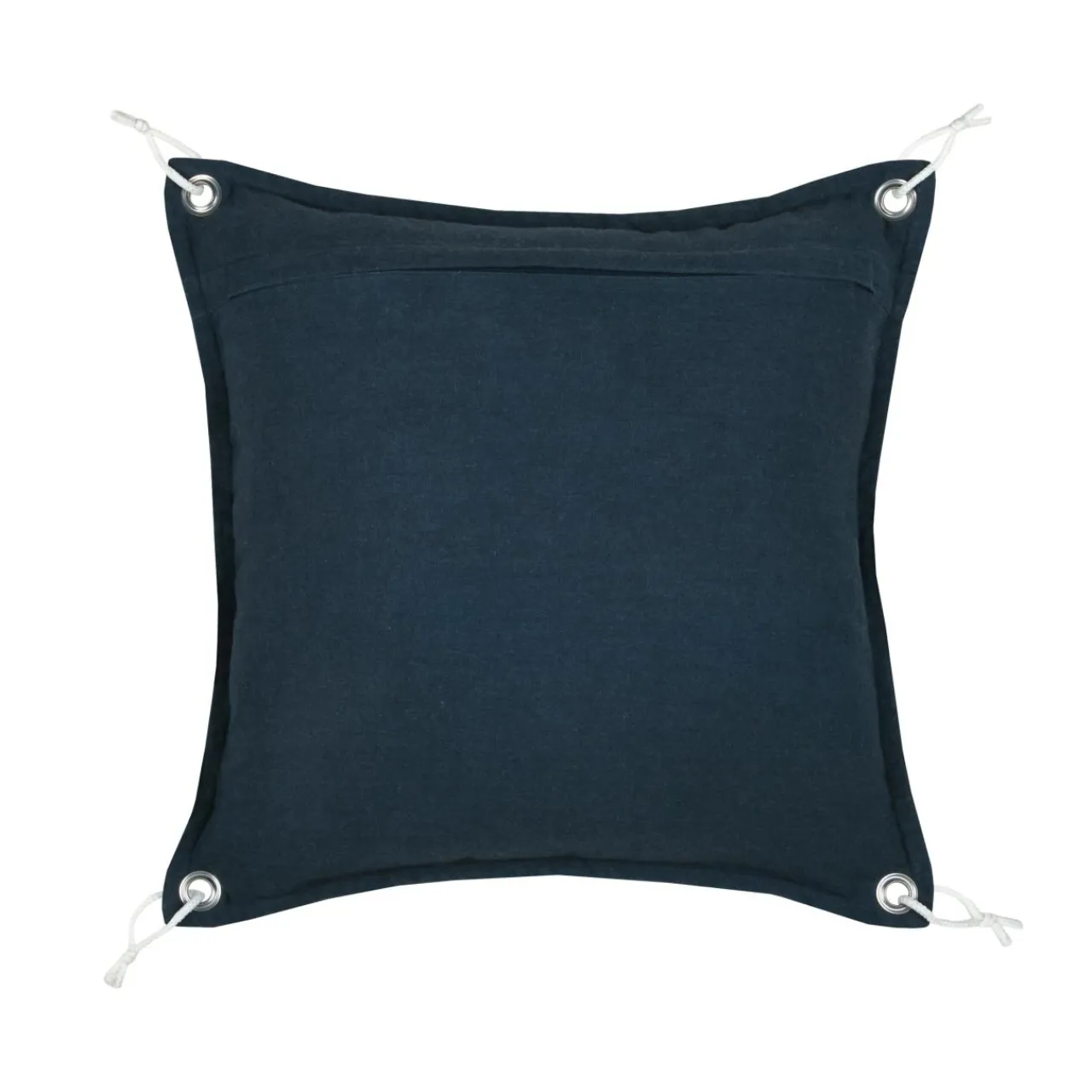 STOF Coussin carré coton (50 x 50 cm) Bordemer Bleu marine Sale