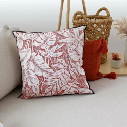 ENJOY HOME Coussin carré coton (40 x 40 cm) Bundi Terracotta Hot