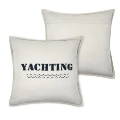 STOF Coussin carré coton (50 x 50 cm) Fregate Beige Outlet