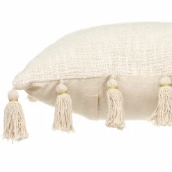 ATMOSPHERA Coussin carré coton (50 x 50 cm) Gypsy Ivoire Beige Sale