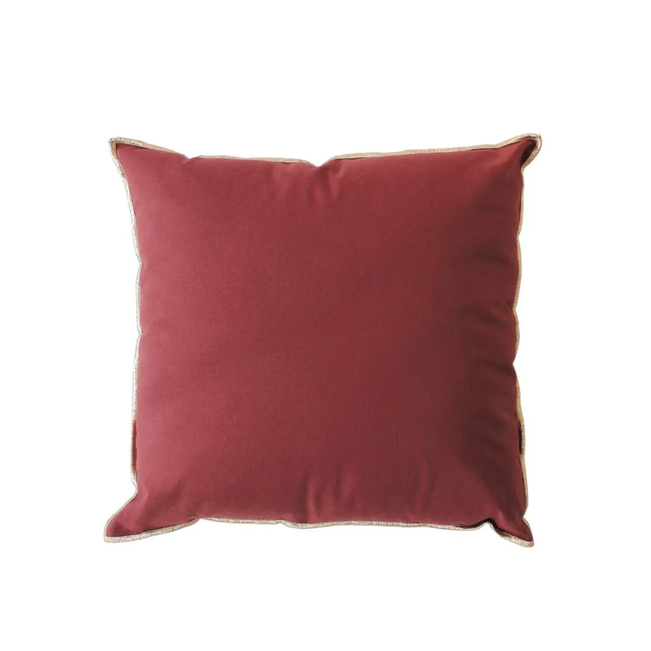 ENJOY HOME Coussin carré coton (40 x 40 cm) Harmony grenat Rouge Discount
