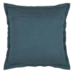 STOF Coussin carré coton (45 x 45 cm) Helios Bleu Clearance