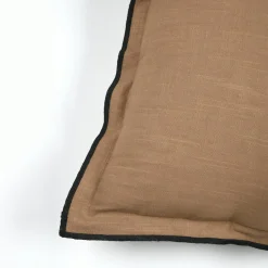 STOF Coussin carré coton (45 x 45 cm) Helios Camel Hot
