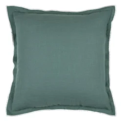 STOF Coussin carré coton (45 x 45 cm) Helios Vert Hot