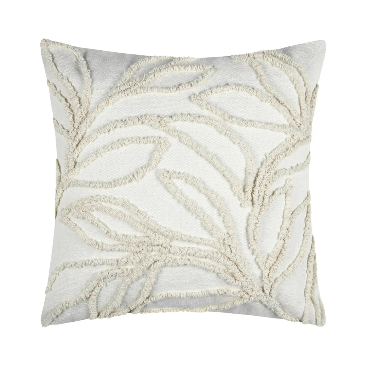STOF Coussin carré coton (40 x 40 cm) Hemera Beige Naturel Outlet