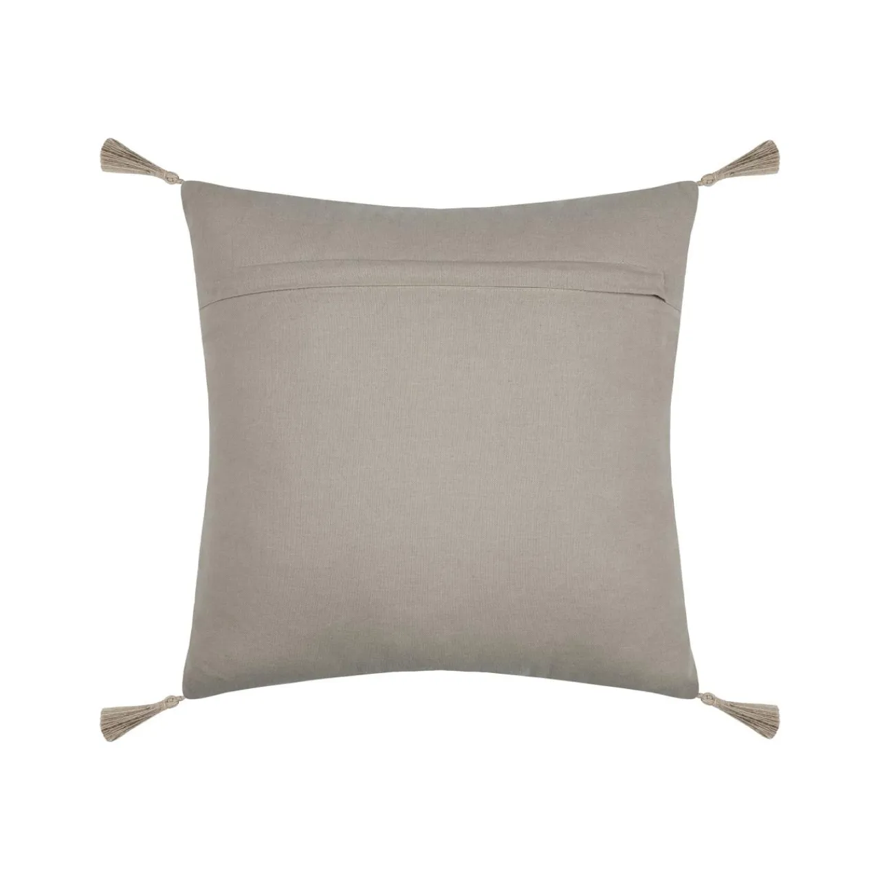STOF Coussin carré coton (40 x 40 cm) Hemera Ecru Clearance